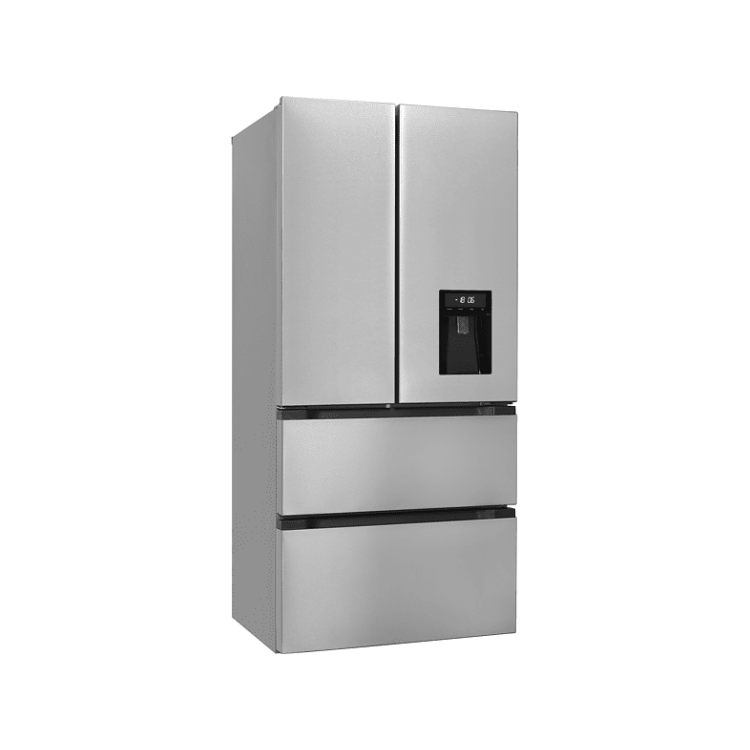 EXQUISIT FD490-160-WS-200E inoxlook French Door (307,42 kWh/Jahr, E, 1830 mm hoch, Edelstahloptik)