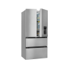 EXQUISIT FD490-160-WS-200E inoxlook French Door (307,42 kWh/Jahr, E, 1830 mm hoch, Edelstahloptik)