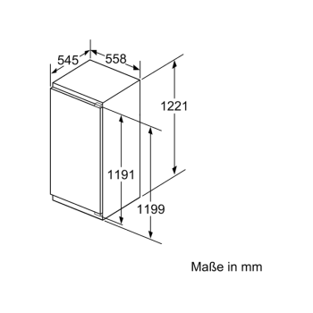 SIEMENS GI41NACE0 Gefrierschrank (E, 1221 mm hoch)