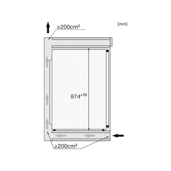 MIELE FNS 7140 E Gefrierschrank (E, 872 mm hoch)