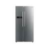 MIDEA MERS530FGF02G Side by Side Kühl-Gefrierkombination (F, 1775 mm hoch, Inox)