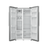 MIDEA MERS530FGF02G Side by Side Kühl-Gefrierkombination (F, 1775 mm hoch, Inox)
