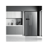 MIDEA MERS530FGF02G Side by Side Kühl-Gefrierkombination (F, 1775 mm hoch, Inox)