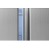 EXQUISIT SBS46-010F inoxlook Kühlgefrierkombination (289,13 kWh/Jahr, F, 1780 mm hoch, Edelstahloptik)