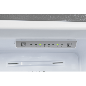 EXQUISIT SBS46-010F inoxlook Kühlgefrierkombination (289,13 kWh/Jahr, F, 1780 mm hoch, Edelstahloptik)