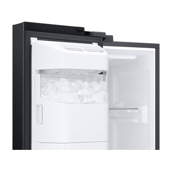 SAMSUNG RS6GA8842B1/EG Side-by-Side (D, 1780 mm hoch, Premium Black Steel/Schwarz)