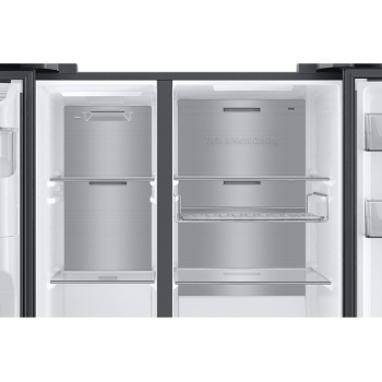 SAMSUNG RS6GA8842B1/EG Side-by-Side (D, 1780 mm hoch, Premium Black Steel/Schwarz)