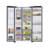 SAMSUNG RH68B8821B1/EG Side-by-Side (E, 1780 mm hoch, Premium Black Steel/Urban Silver)