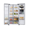 SAMSUNG RH68B8821B1/EG Side-by-Side (E, 1780 mm hoch, Premium Black Steel/Urban Silver)
