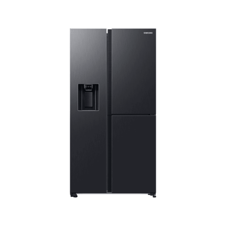 SAMSUNG RH68B8521B1/EG Side-by-Side (E, 1780 mm hoch, Premium Black Steel/Urban Silver)