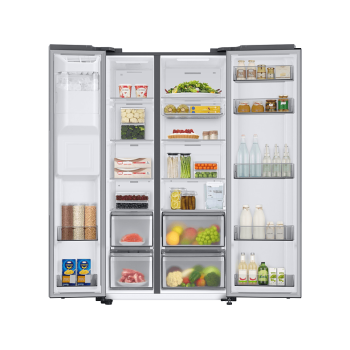 SAMSUNG RS6GA8532SL/EG Side-by-Side (D, 1780 mm hoch, Edelstahl/Silber)