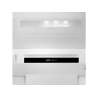 HAIER HSR3918FIMP Side-by-Side (393 kWh/Jahr, F, 117,5 cm hoch, Edelstahl)