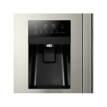 HAIER HSR3918FIMP Side-by-Side (393 kWh/Jahr, F, 117,5 cm hoch, Edelstahl)