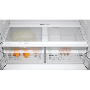 BOSCH KFN96VPEA French Door Kühlgefrierkombination (E, 1830 mm hoch, inox-antifingerprint)