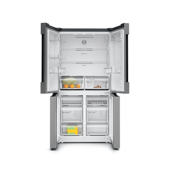 BOSCH KFN96VPEA French Door Kühlgefrierkombination (E, 1830 mm hoch, inox-antifingerprint)
