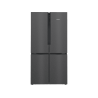 SIEMENS KF96NAXEA iQ500 French Door (E, 1830 mm hoch, blackSteel)