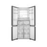 HAIER HTF-508DGS7 French Door Kühlgefrierkombination (F, 1900 mm hoch, Iconic Glas Grey)