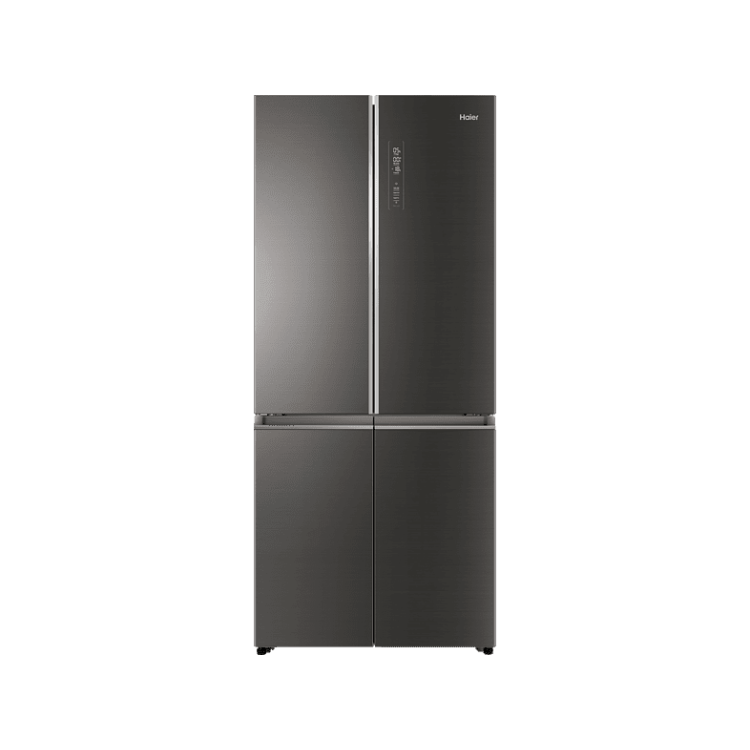 HAIER HTF-508DGS7 French Door Kühlgefrierkombination (F, 1900 mm hoch, Iconic Glas Grey)