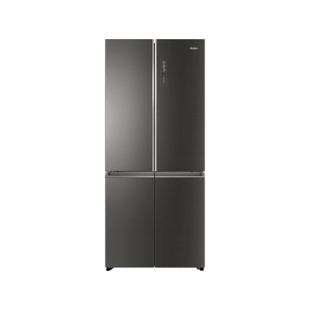 HAIER HTF-508DGS7 French Door Kühlgefrierkombination (F, 1900 mm hoch, Iconic Glas Grey)
