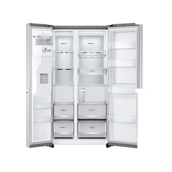 LG GSJV91BSAE Side-by-Side (E, 1790 mm hoch, Brushed Steel)