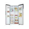 PKM SBS528.4A+NF Side by Side (F, 177,8 cm hoch, Inox Design)