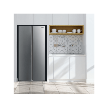 COMFEE RCS609IX1 Side-by-Side (F, 1775 mm hoch, Inox)