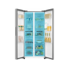 COMFEE RCS609IX1 Side-by-Side (F, 1775 mm hoch, Inox)