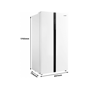 COMFEE RCS700WH1 Side-by-Side (F, 1765 mm hoch, Weiß)