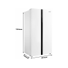 COMFEE RCS700WH1 Side-by-Side (F, 1765 mm hoch, Weiß)