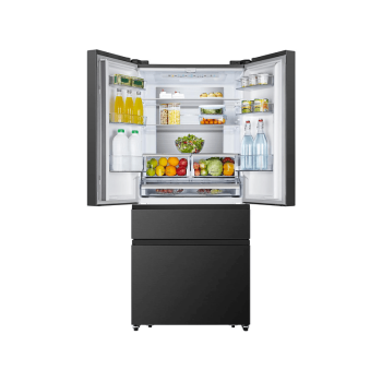HISENSE RF540N4SBF2 French Door (E, 1817 mm hoch, Schwarz)
