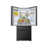 HISENSE RF540N4SBF2 French Door (E, 1817 mm hoch, Schwarz)