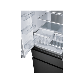 HISENSE RF540N4SBF2 French Door (E, 1817 mm hoch, Schwarz)