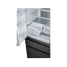 HISENSE RF540N4SBF2 French Door (E, 1817 mm hoch, Schwarz)