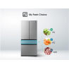HISENSE RF540N4SBI2 French Door (E, 1817 mm hoch, Grau)