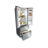 HISENSE RF632N4WIE French Door (E, 2000 mm hoch, Grau)