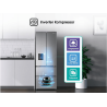 HISENSE RF632N4WIE French Door (E, 2000 mm hoch, Grau)