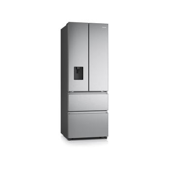 HISENSE RF632N4WIE French Door (E, 2000 mm hoch, Grau)