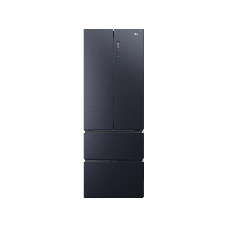 HAIER HFW7720ENMB Kühl-Gefrierkombination (E, 2006 mm hoch, Obsidian Black Inox )