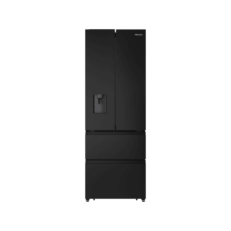 HISENSE RF632N4WFE French Door (295 kWh/Jahr, E, 2000 mm hoch, Schwarz)