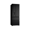 HISENSE RF632N4WFE French Door (295 kWh/Jahr, E, 2000 mm hoch, Schwarz)
