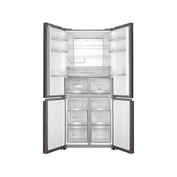 HAIER HTF-508DGS7 French Door Kühlgefrierkombination (F, 1900 mm hoch, Iconic Glas Grey)