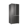 HAIER HTF-508DGS7 French Door Kühlgefrierkombination (F, 1900 mm hoch, Iconic Glas Grey)