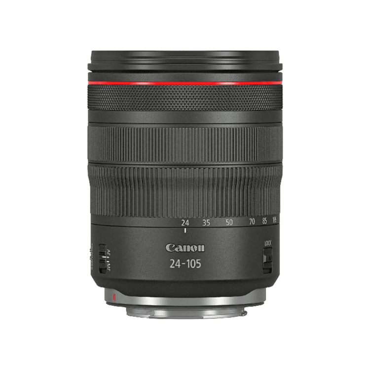 CANON RF 24 mm - 105 mm f/4 RF, USM, IS (Objektiv für Canon R-Mount, Schwarz)