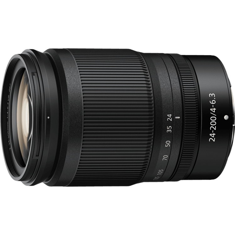 NIKON Nikkor Z 24 mm - 200 mm f./4.0-6.3 IF (Objektiv für Nikon Z-Mount, Schwarz)