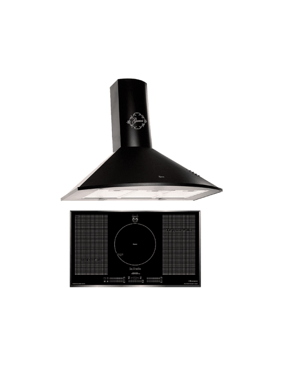 GURARI GCH C 046 BL 9+ KCT 97 FI LaPerle, Dunstabzugshaube (90 cm breit)