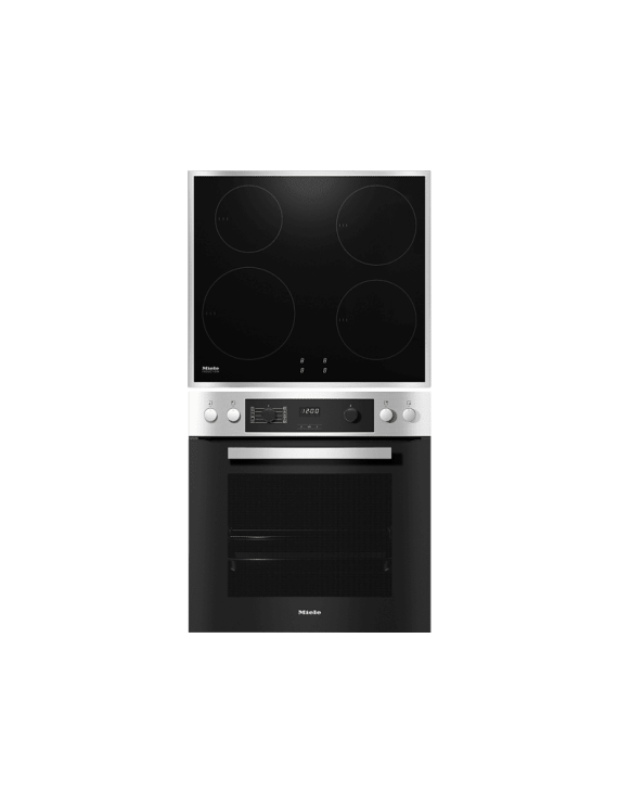 MIELE H 2267-1 I EDST. + KM 7001 FR, Einbauherdset (Induktionskochfeld, A+, 76 Liter)