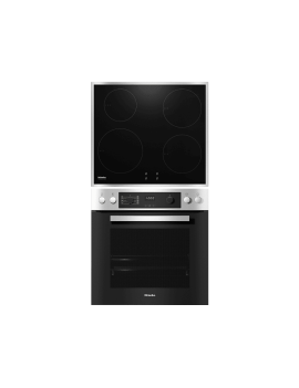 MIELE H 2267-1 I EDST. + KM 7001 FR, Einbauherdset (Induktionskochfeld, A+, 76 Liter)