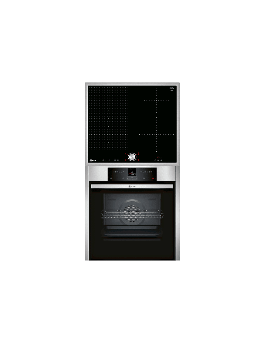 NEFF B55CR25N0+T48BT13N2 N 70, Einbauherdset (Induktionskochfeld, A+, 71 Liter)