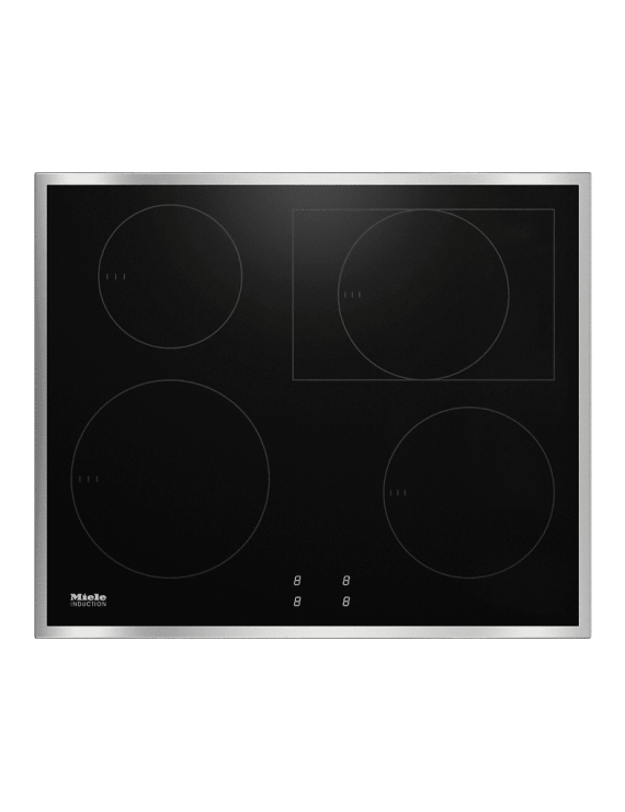 MIELE H 2269-1 I Active + KM 7001 FR, Einbauherdset (Induktionskochfeld, A+, 76 Liter)