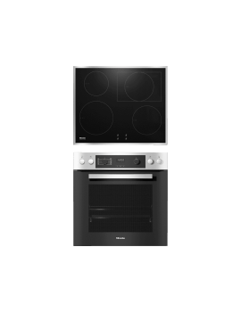 MIELE H 2269-1 I Active + KM 7001 FR, Einbauherdset (Induktionskochfeld, A+, 76 Liter)